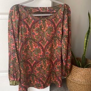 Loft Paisley Blouse - Loft size large but more like XL